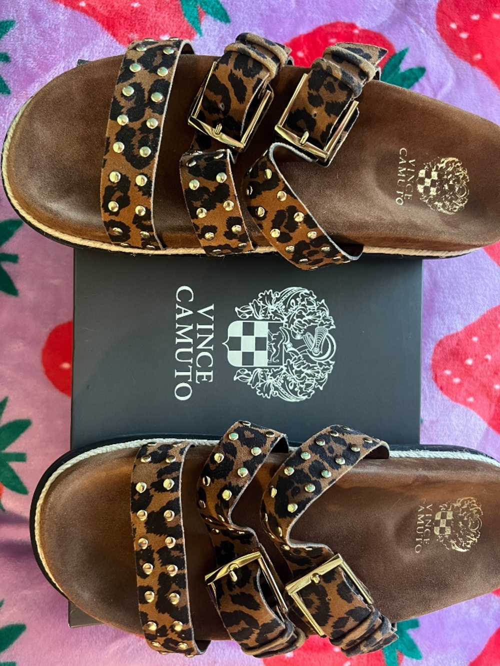 Vince Camuto Leopard Sandal